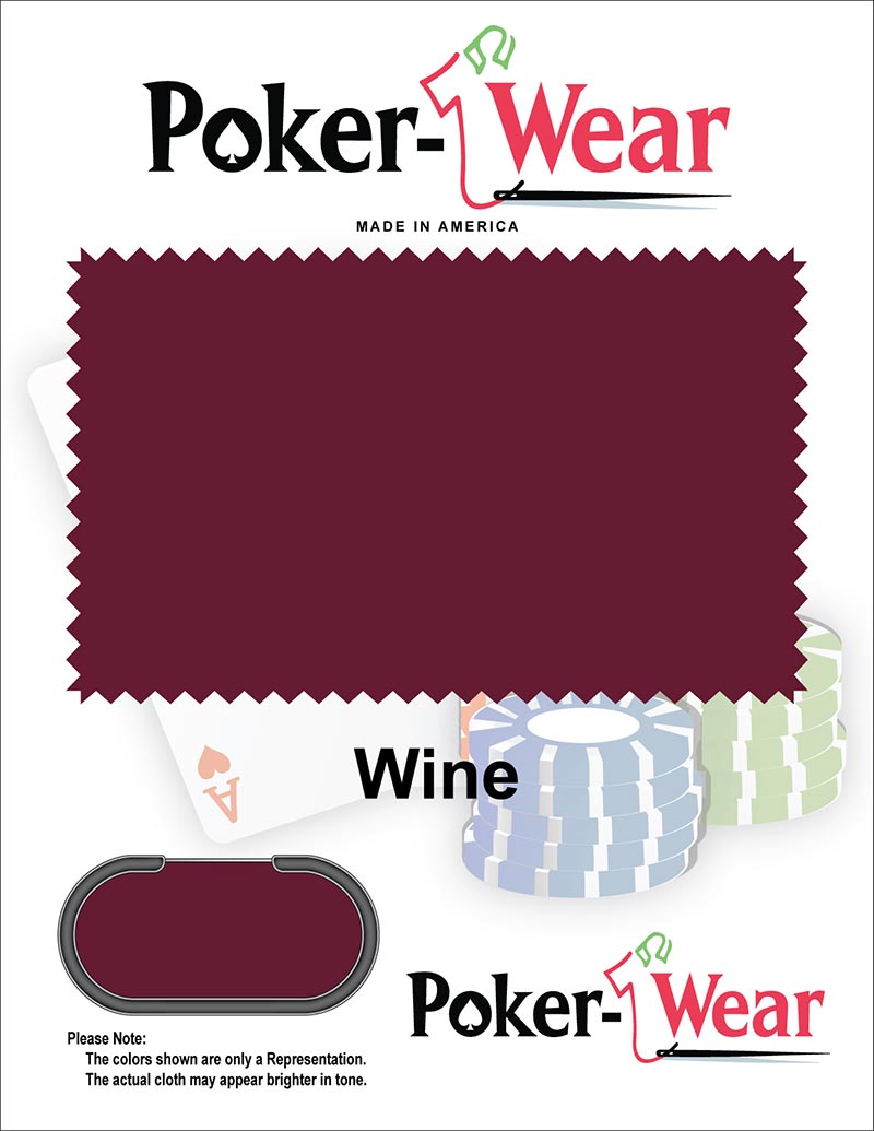Wine Poker Table Felt