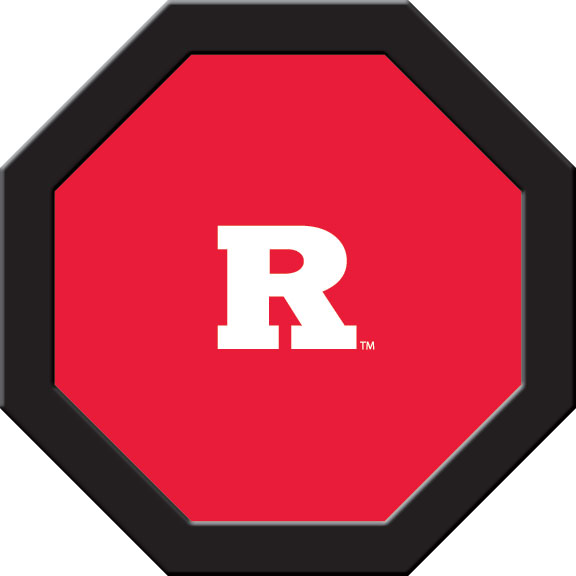 Rutgers Scarlet Knights Octagon Game Table