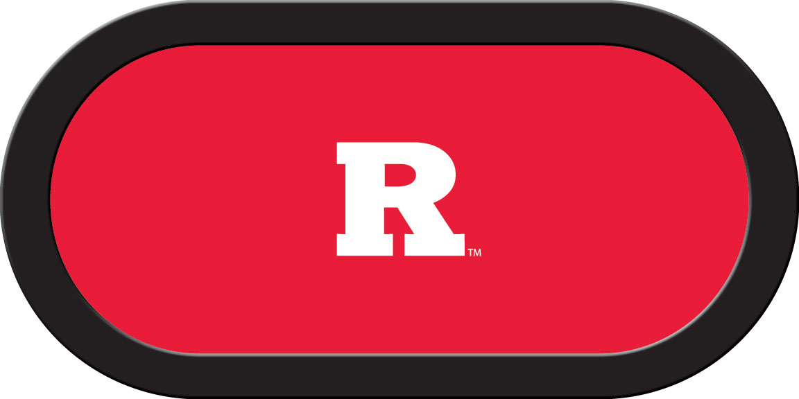 Rutgers Scarlet Knights – Texas Hold’em Felt (B)