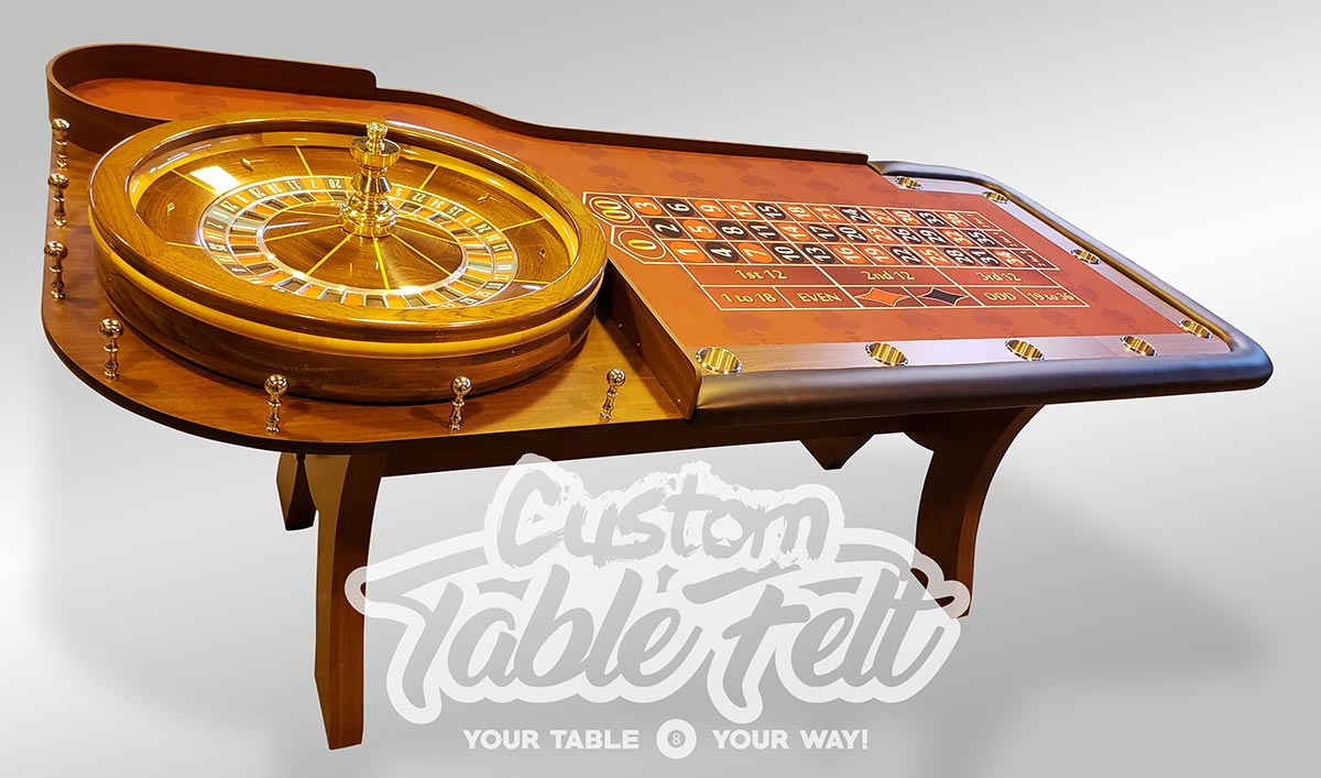 Iconic 18 Casino Grade Deluxe Wooden Roulette Wheel