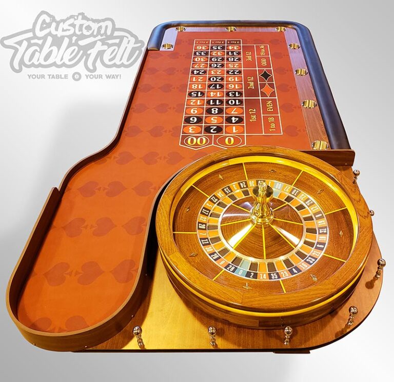 Custom Professional Roulette Table | 9Foot Casino Gaming Table