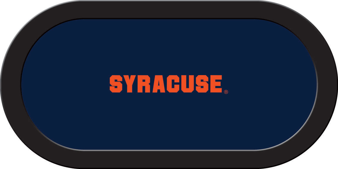 Syracuse Orange poker table felt