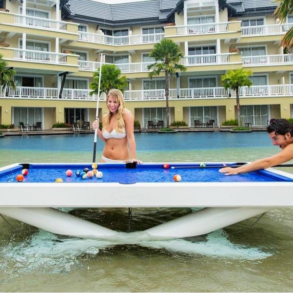 Forest Green Outdoor Pool Table Felt Weather Resistant Cloth