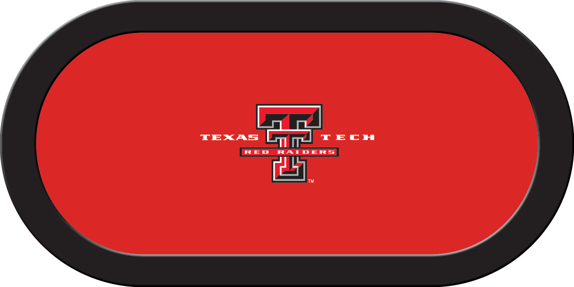 Texas Tech Red Raiders poker table felt