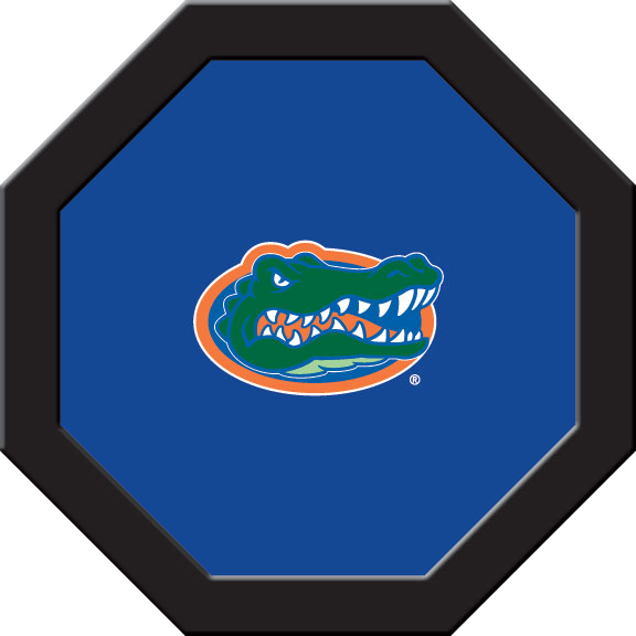 Florida Gators Game Table Felt Blue