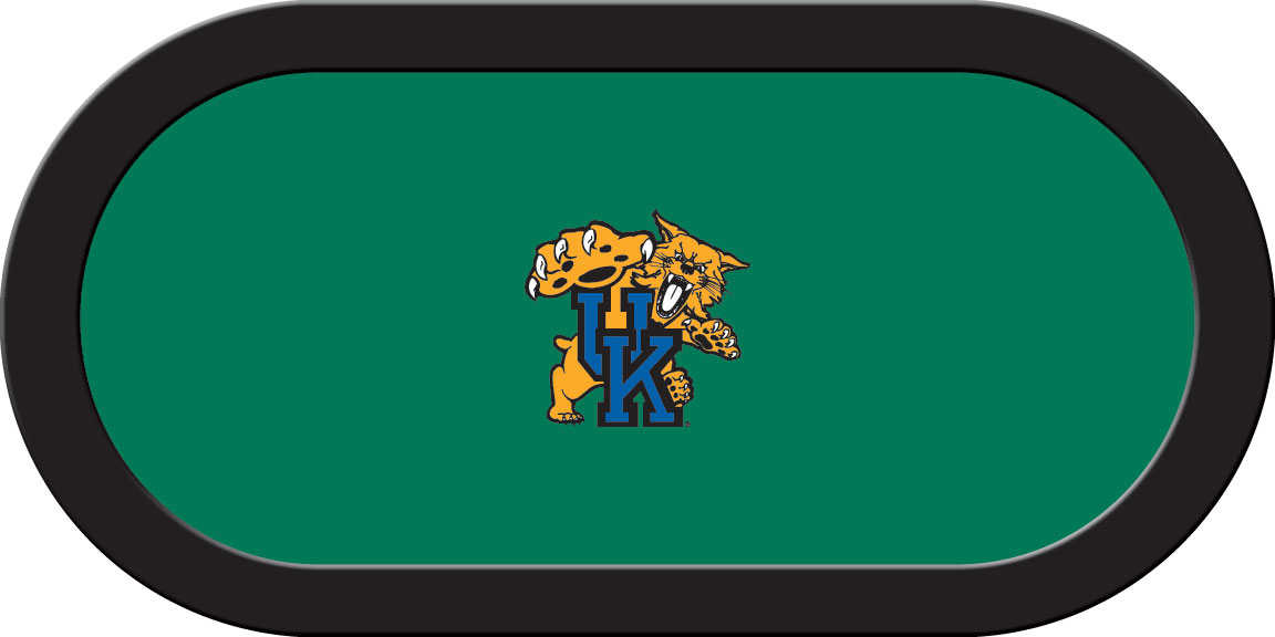 Kentucky Wildcats – Texas Hold’em Felt (A)
