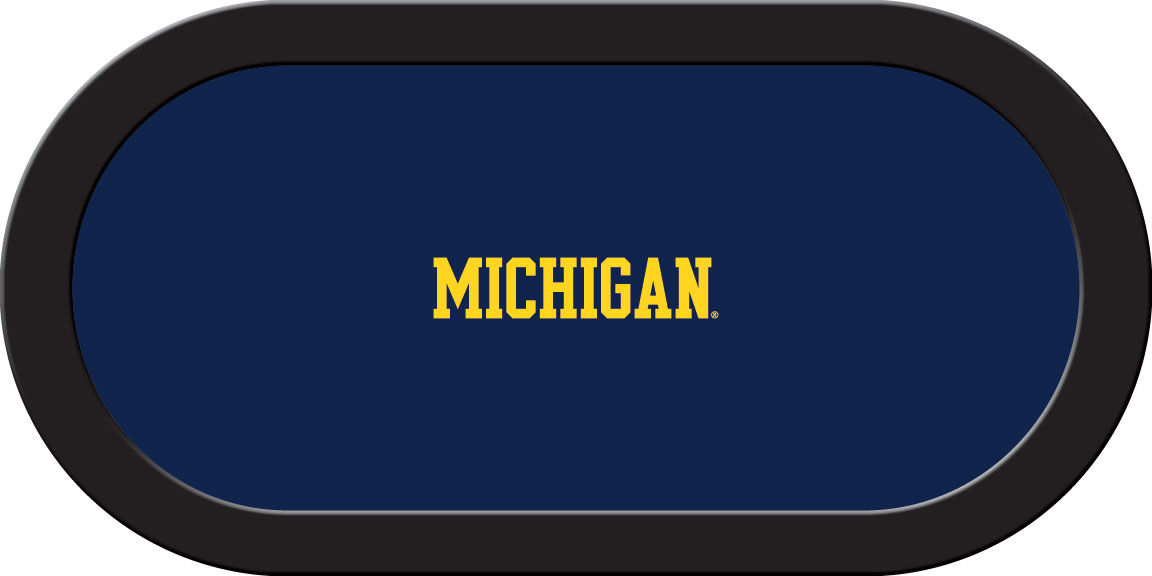 Michigan Wolverines – Texas Hold’em Felt (C)