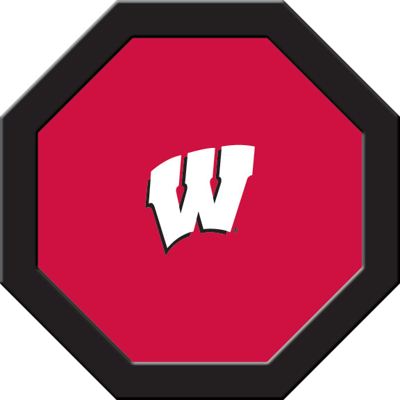 Wisconsin Badgers Game Table Felt