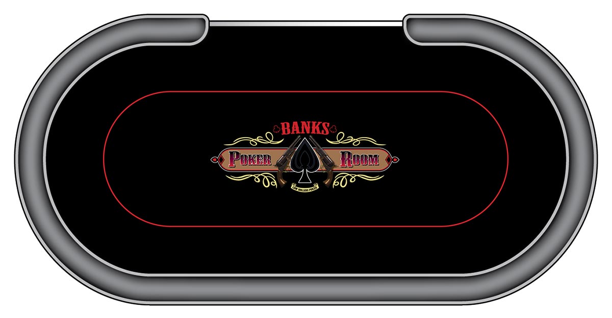 Custom Poker Table Felt Designs Printed on Casino Speed Cloth