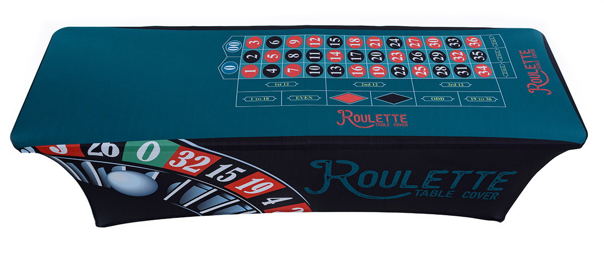 Roulette Spandex Table Cover